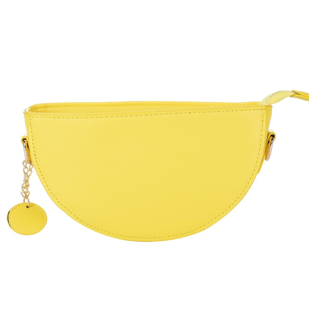 8086 Fruit Shape Handbag PU Crossbody Metal Chain Shoulder Bag Adjustable - Picture 5 of 7